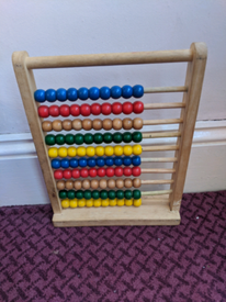 wooden abacus mothercare
